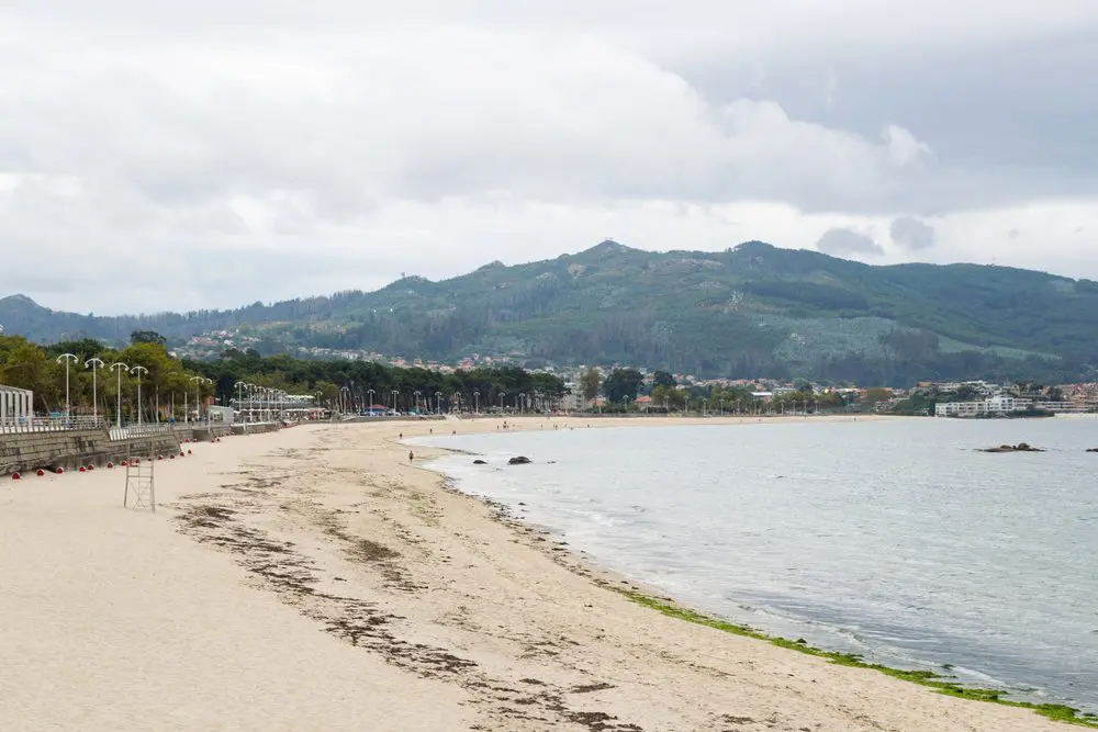 Arenal de la Playa de Samil en Vigo, Galicia