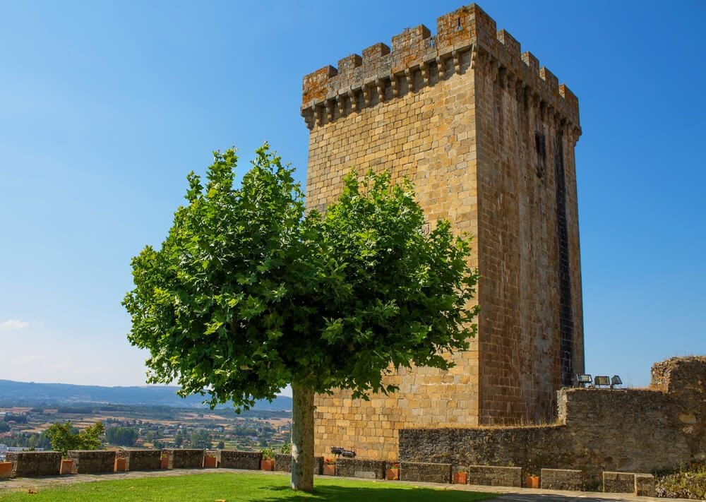 Torre del Homenaje en Monforte de Lemos, en la Ribeira Sacra, Galicia