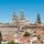 Santiago de Compostela con las torres de la Catedral de Santiago de fondo