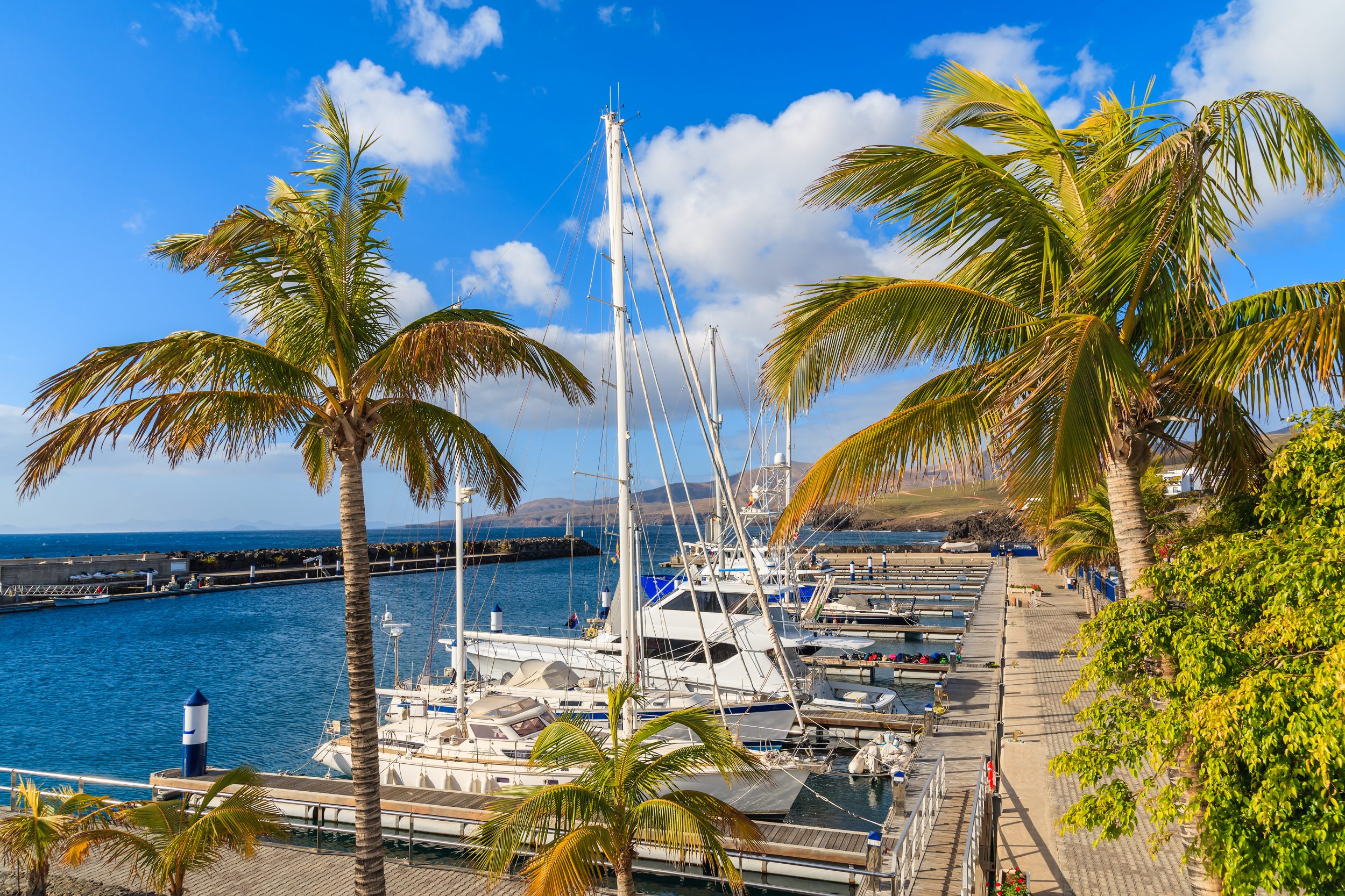 Puerto Calero, zona donde quedarse a dormir en Lanzarote