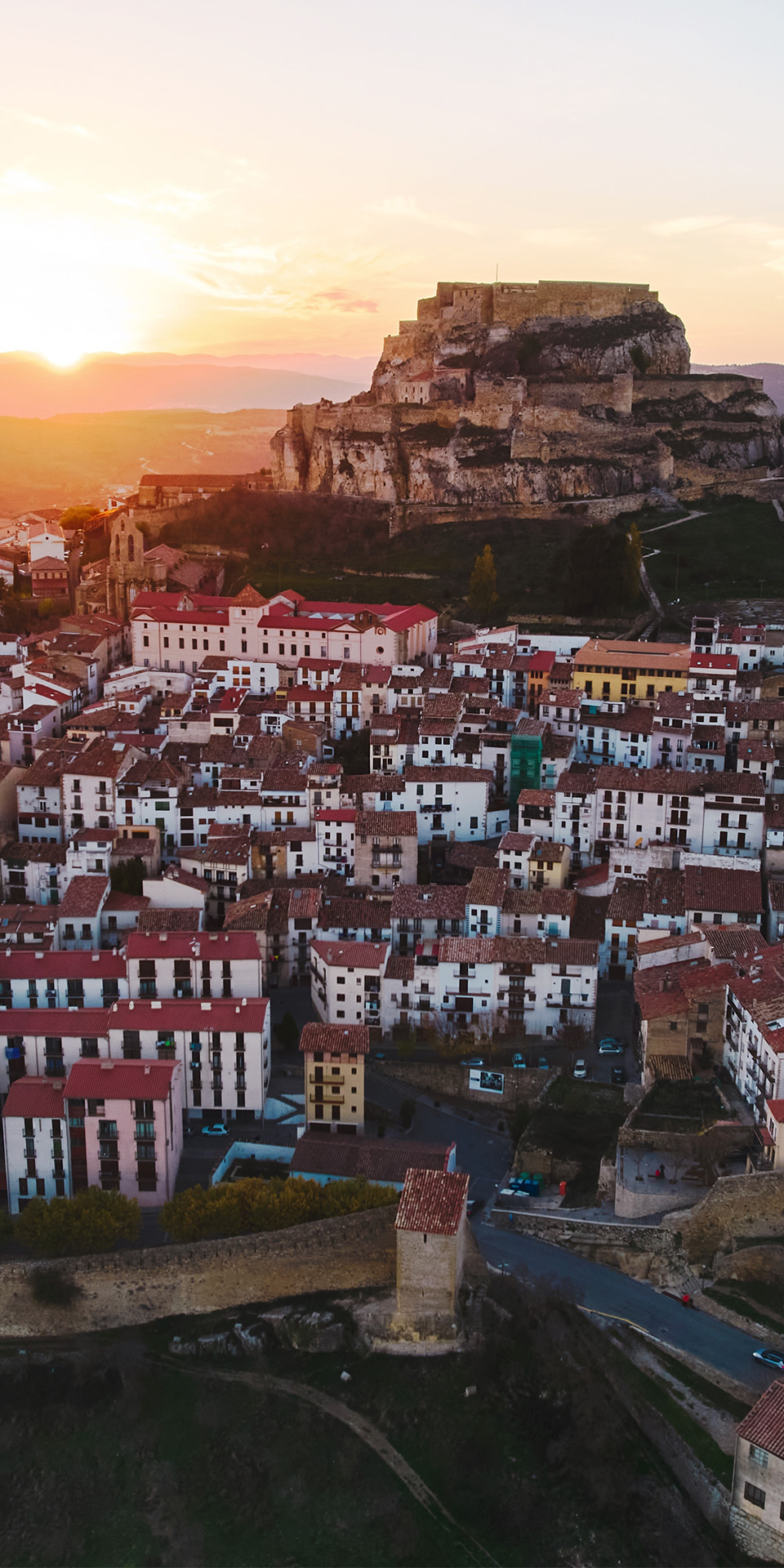 Morella medieval town and Peñíscola castle